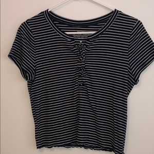 Striped Crop Top